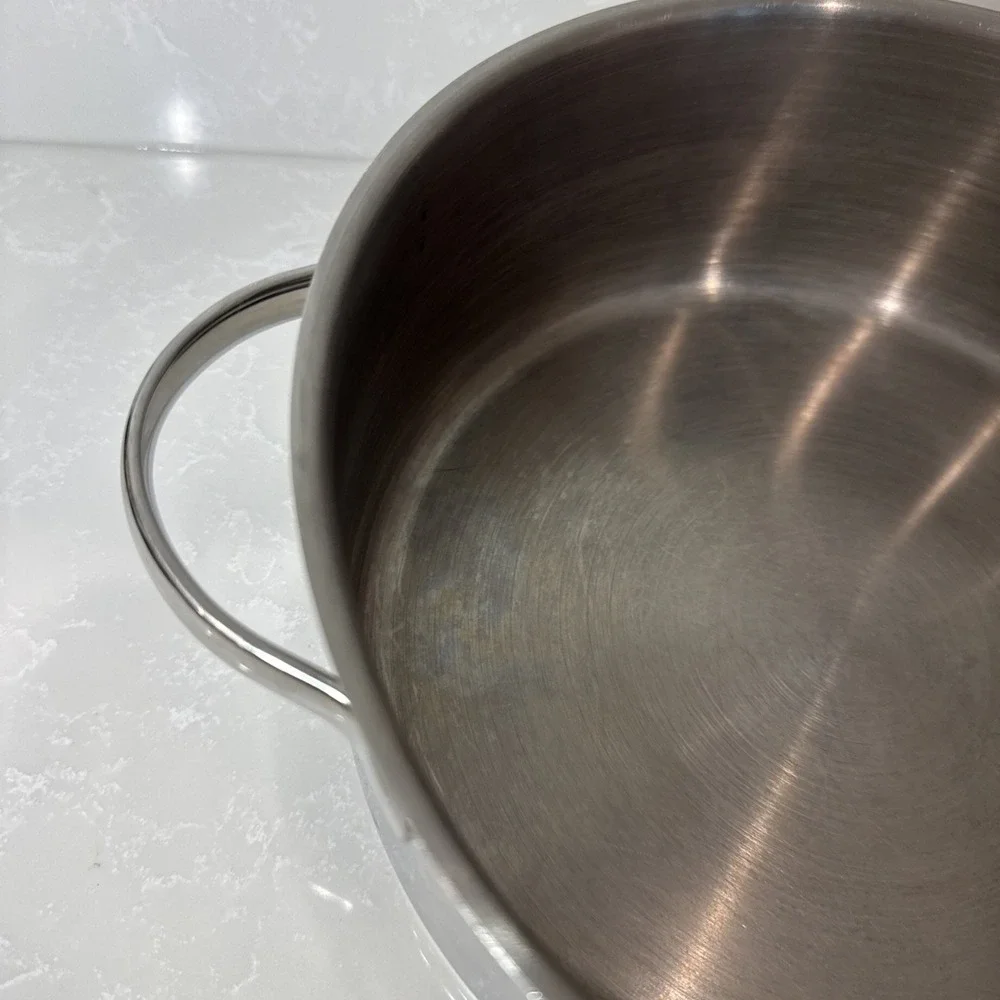 Princess House 4 Qt Pot Stainless Steele 18/10